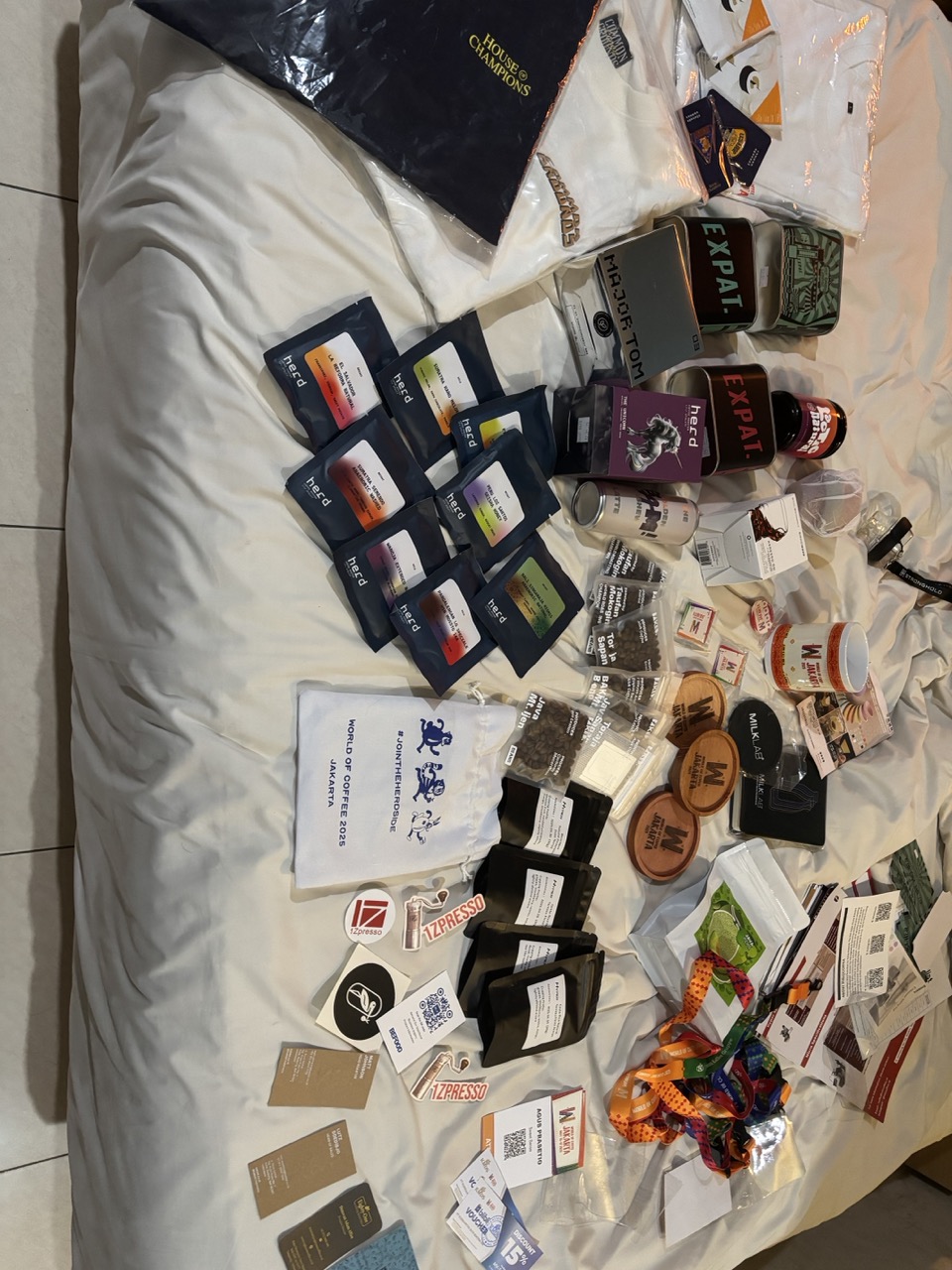 Merchandise from the event